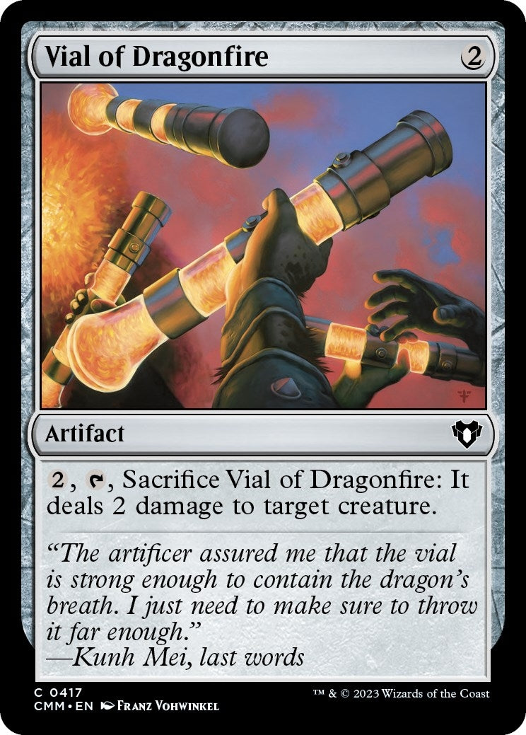 Image for Vial of Dragonfire (417) (CMM) - Magic: The Gathering