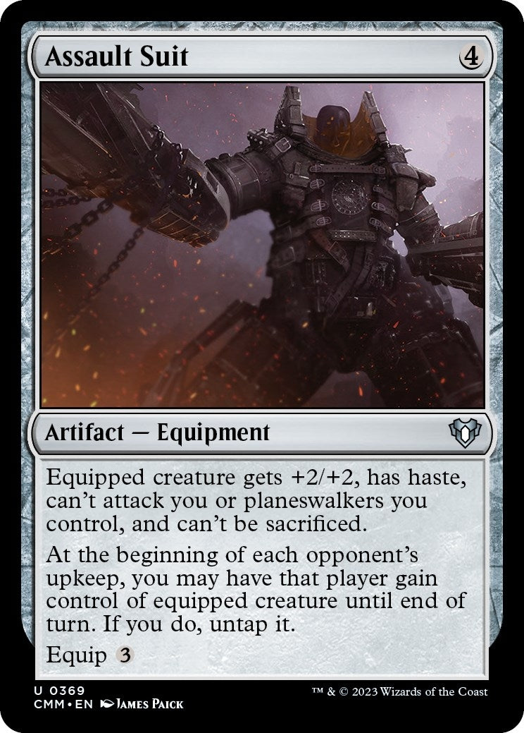 Image for Assault Suit (369) (CMM) - Magic: The Gathering