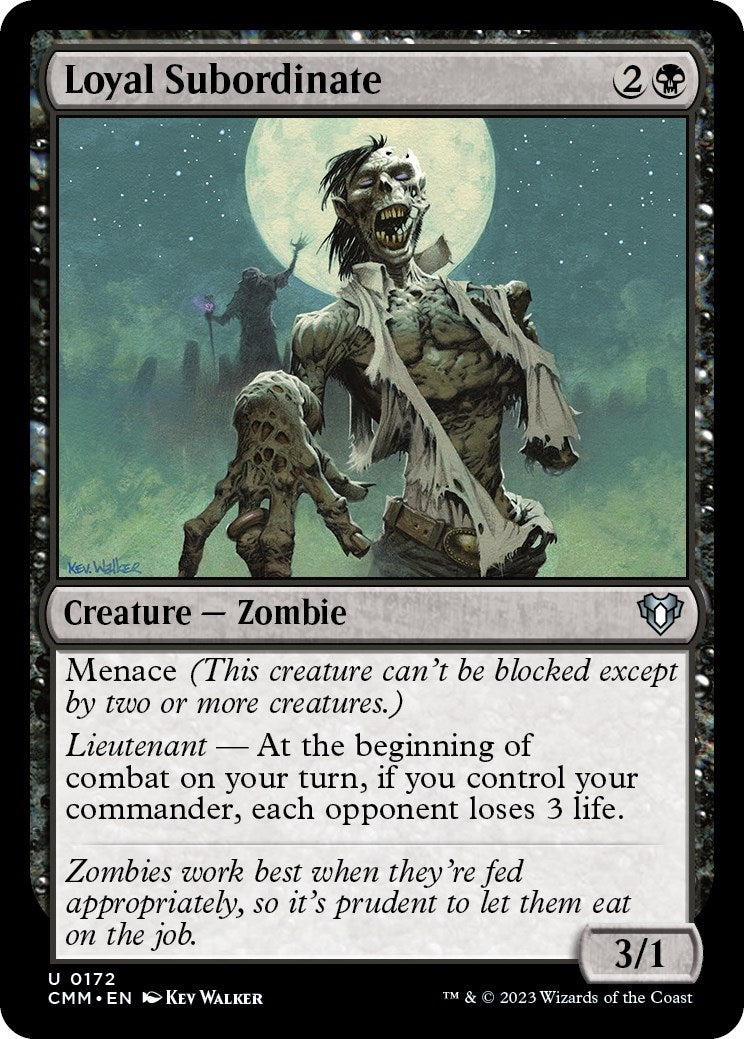 Image for Loyal Subordinate (172) (CMM) - Magic: The Gathering