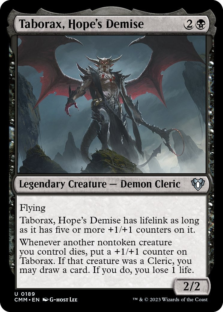Image for Taborax, Hope's Demise (189) (CMM) - Magic: The Gathering
