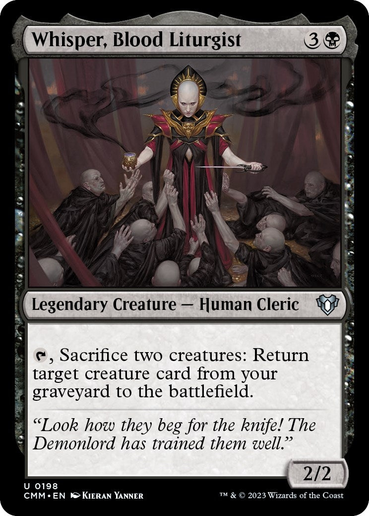 Image for Whisper, Blood Liturgist (198) (CMM) - Magic: The Gathering
