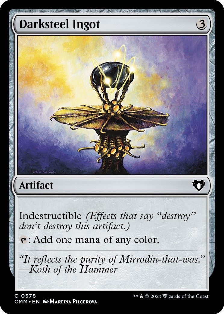 Image for Darksteel Ingot (378) (CMM) - Magic: The Gathering