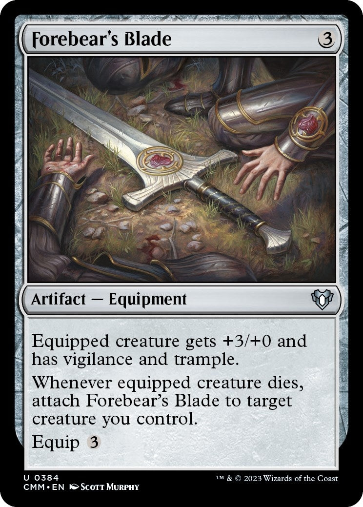 Image for Forebear's Blade (384) (CMM) - Magic: The Gathering