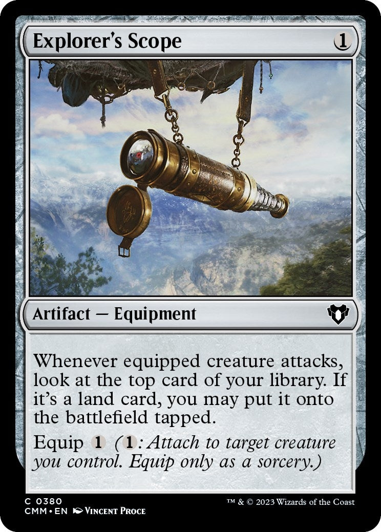 Image for Explorer's Scope (380) (CMM) - Magic: The Gathering