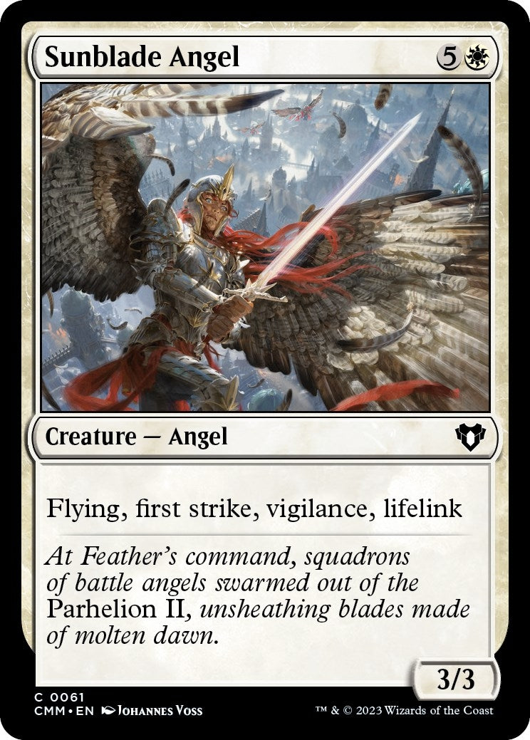Image for Sunblade Angel (61) (CMM) - Magic: The Gathering