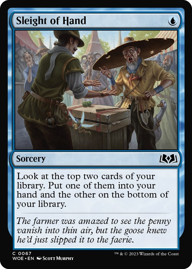 Image for Sleight of Hand (67) (WOE) - Magic: The Gathering