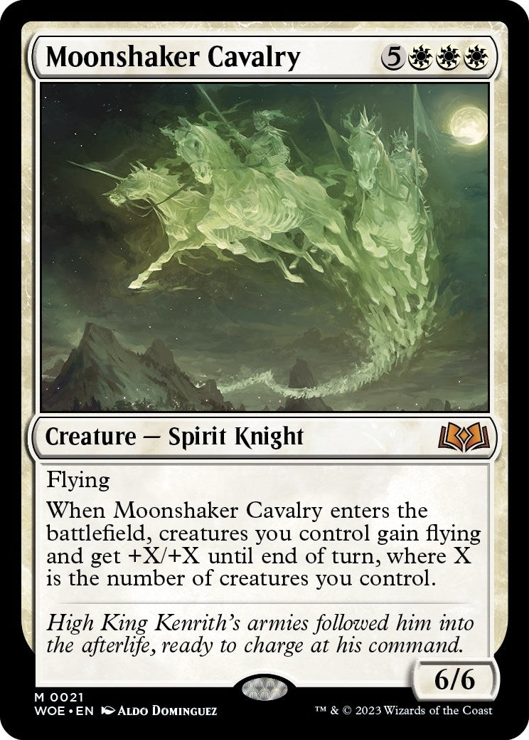 Image for Moonshaker Cavalry (21) (WOE) - Magic: The Gathering