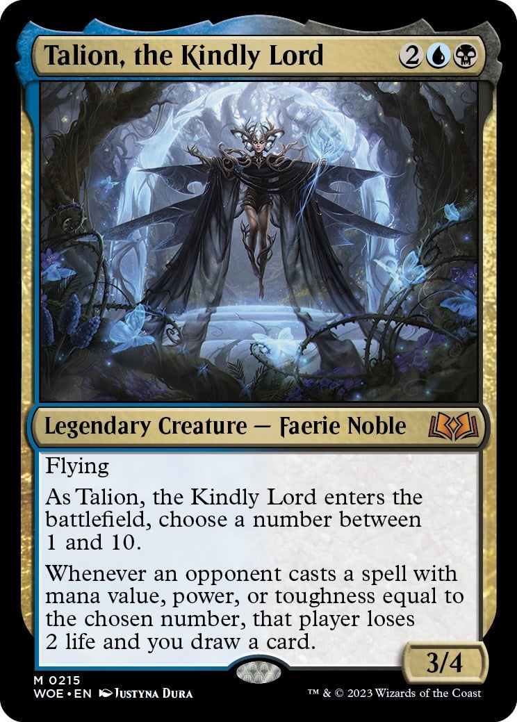 Image for Talion, the Kindly Lord (215) (WOE) - Magic: The Gathering