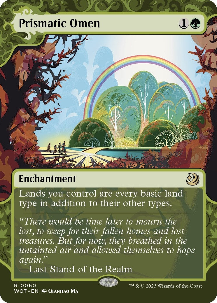 Image for Prismatic Omen (60) (WOT) - Magic: The Gathering