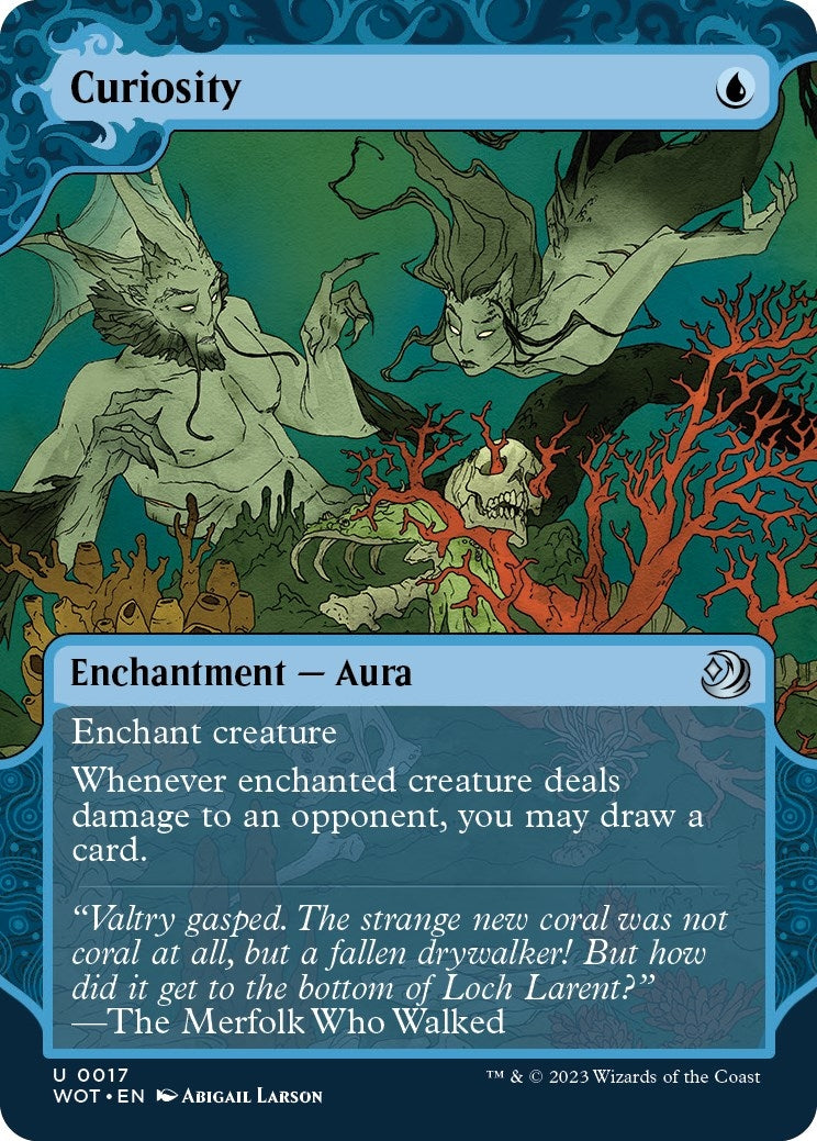Image for Curiosity (17) (WOT) - Magic: The Gathering