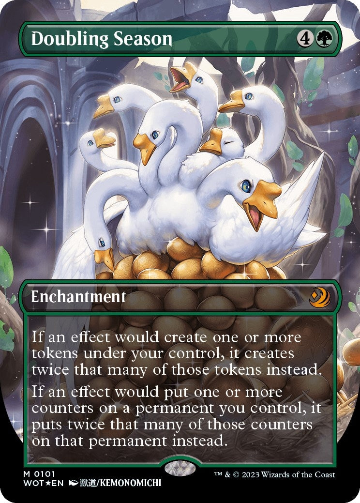 Image for Doubling Season (Anime Borderless) (Confetti Foil) (101) (WOT) - Magic: The Gathering