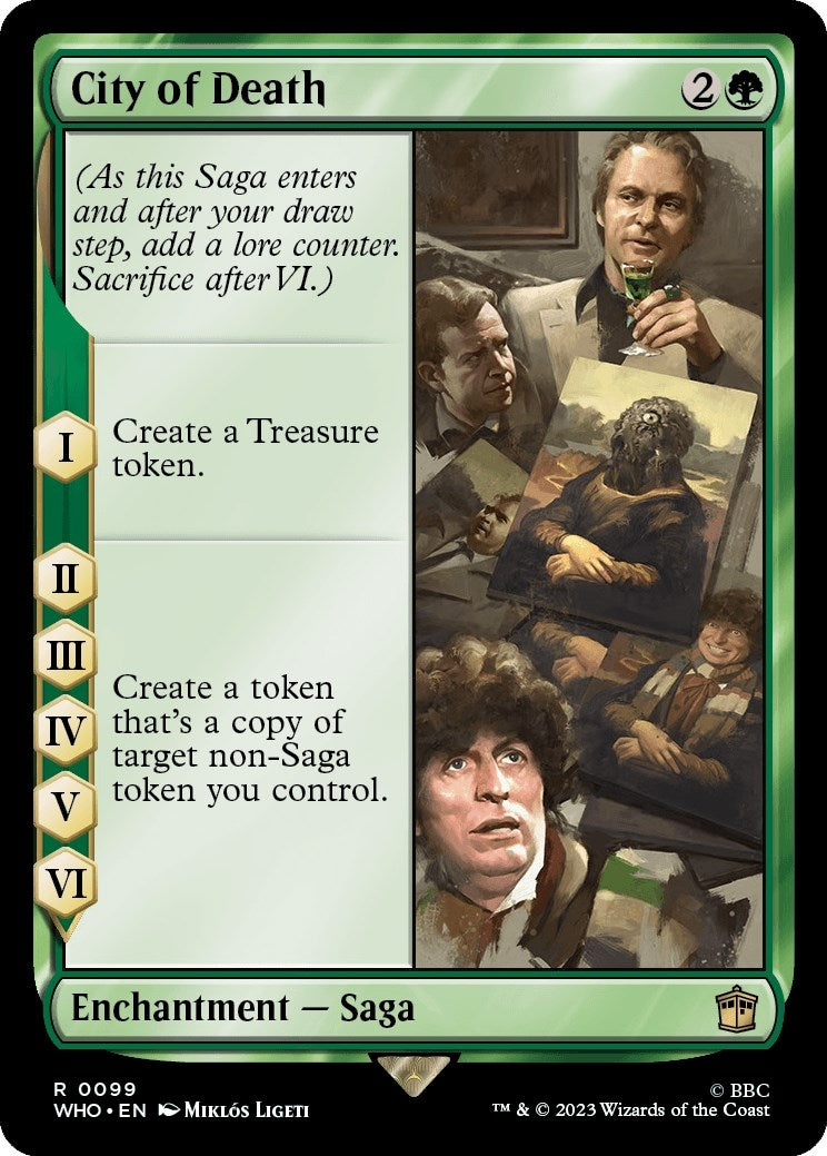 Image for City of Death (99) (WHO) - Magic: The Gathering