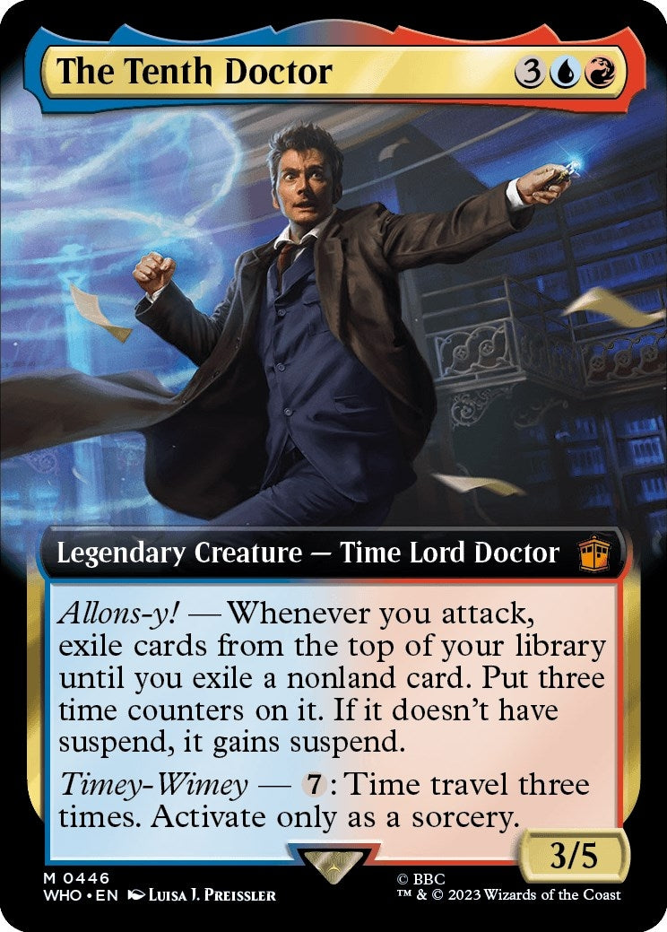 Image for The Tenth Doctor (Extended Art) (446) (WHO) - Magic: The Gathering
