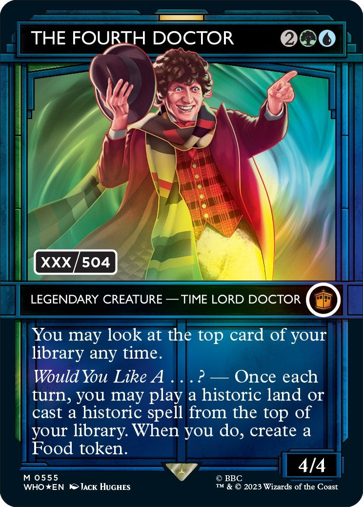 Image for The Fourth Doctor (Serial Numbered) (555) (WHO) - Magic: The Gathering