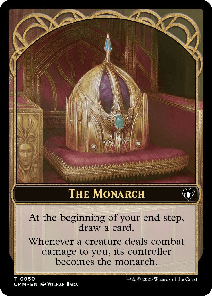 Image for The Monarch // Dragon Egg Double-Sided Token (50 // 22) (CMM) - Magic: The Gathering