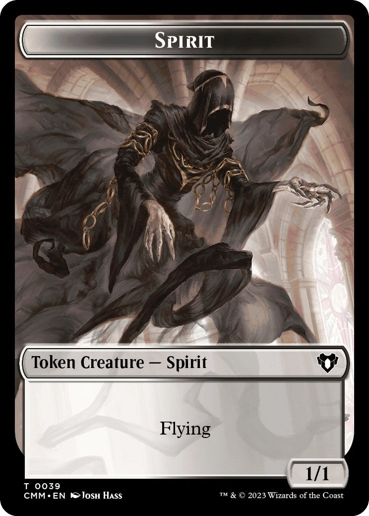 Image for Spirit (0039) // Assassin Double-Sided Token (39 // 14) (CMM) - Magic: The Gathering
