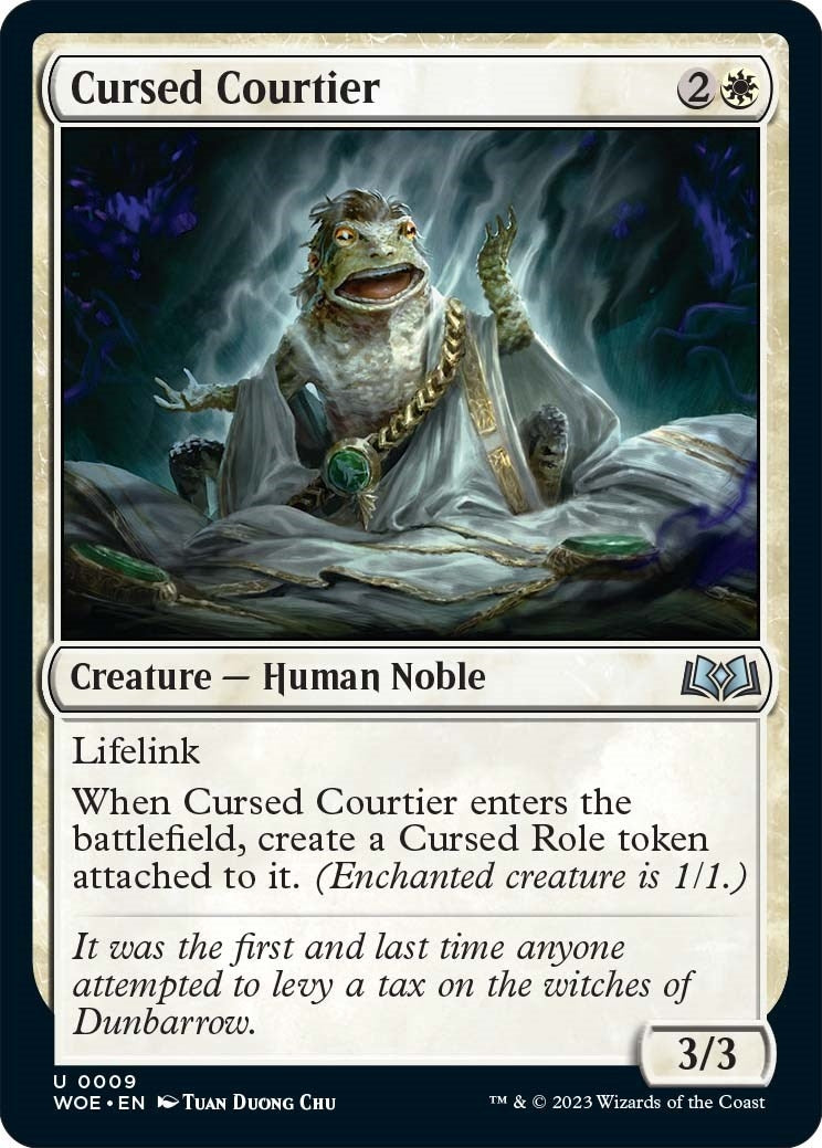 Image for Cursed Courtier (9) (WOE) - Magic: The Gathering
