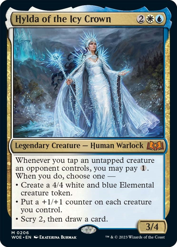 Image for Hylda of the Icy Crown (206) (WOE) - Magic: The Gathering