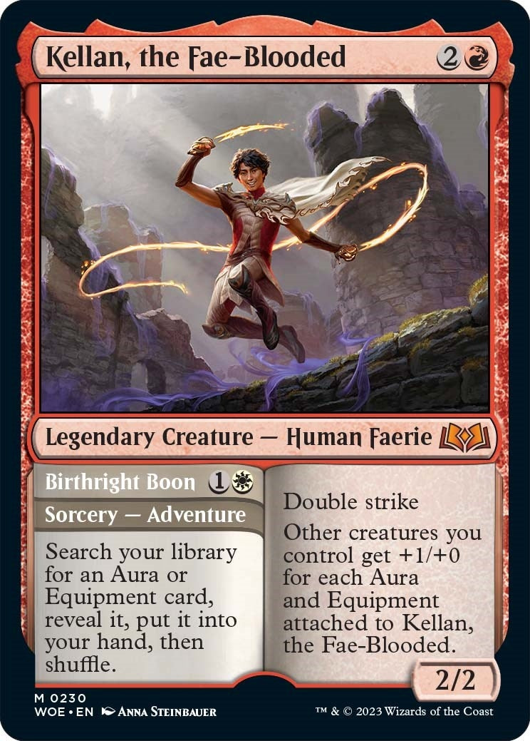 Image for Kellan, the Fae-Blooded (230) (WOE) - Magic: The Gathering