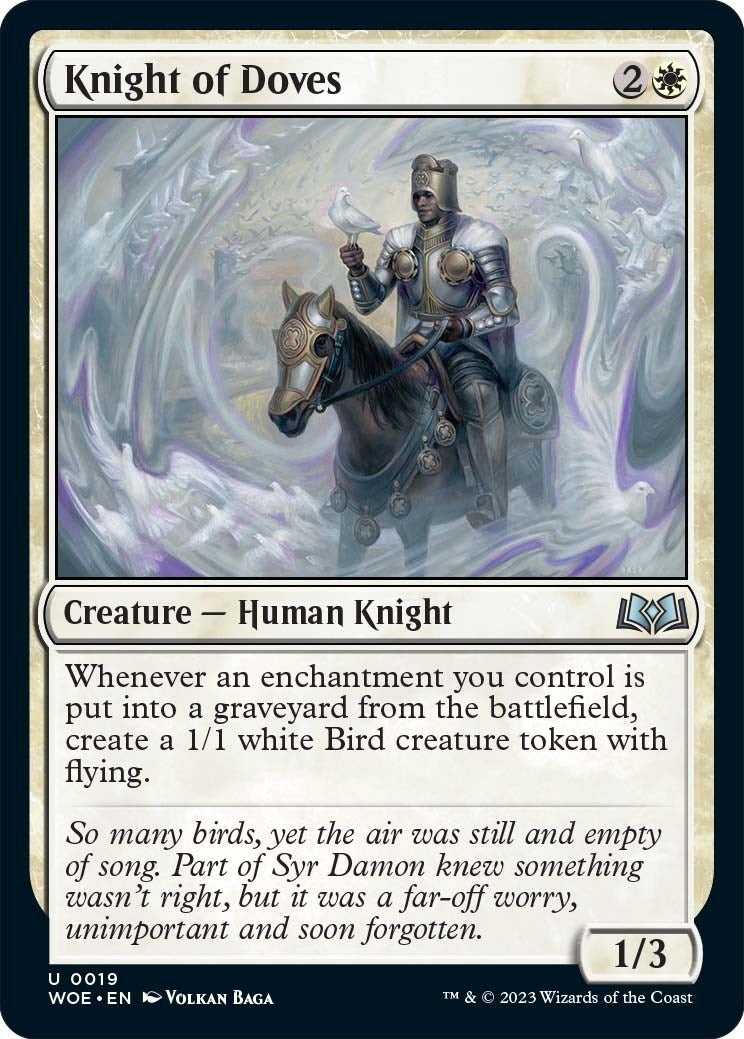 Image for Knight of Doves (19) (WOE) - Magic: The Gathering