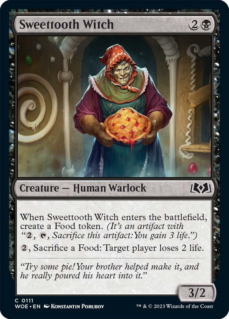 Image for Sweettooth Witch (111) (WOE) - Magic: The Gathering