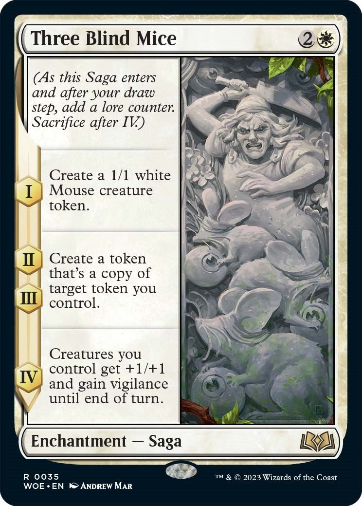 Image for Three Blind Mice (35) (WOE) - Magic: The Gathering