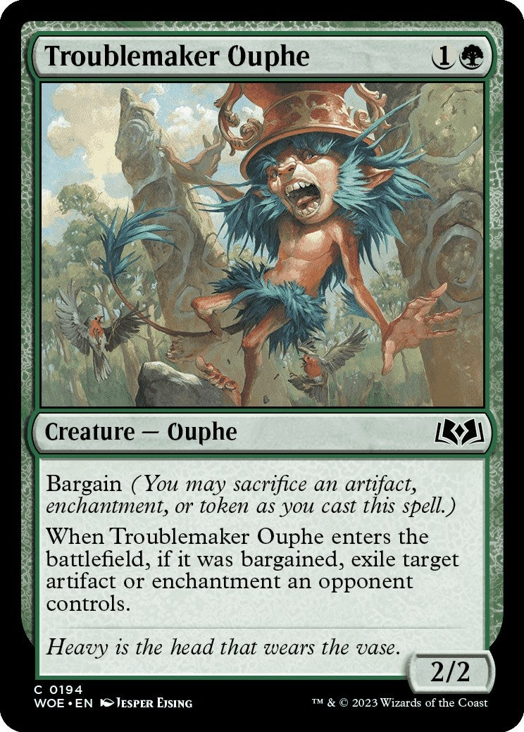 Image for Troublemaker Ouphe (194) (WOE) - Magic: The Gathering