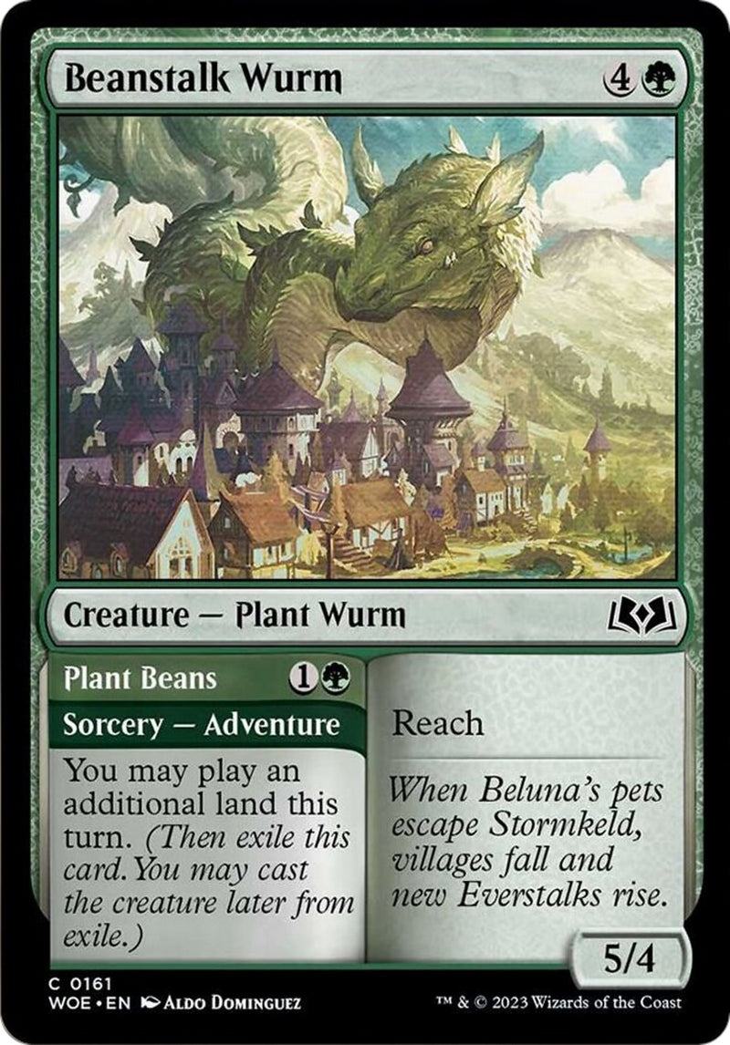 Image for Beanstalk Wurm (161) (WOE) - Magic: The Gathering