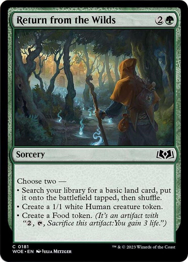 Image for Return from the Wilds (181) (WOE) - Magic: The Gathering