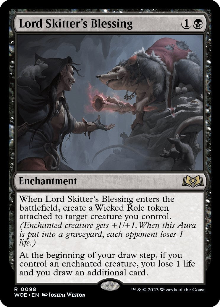 Image for Lord Skitter's Blessing (98) (WOE) - Magic: The Gathering