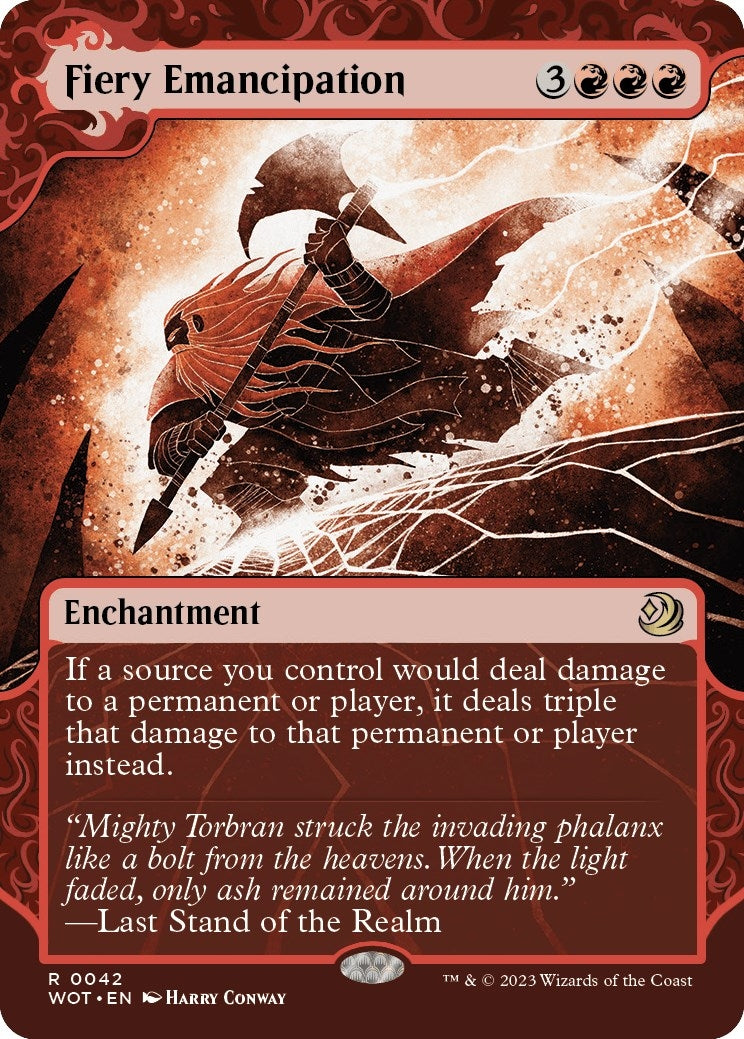 Image for Fiery Emancipation (42) (WOT) - Magic: The Gathering