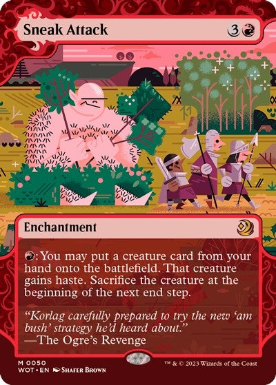 Image for Sneak Attack (50) (WOT) - Magic: The Gathering
