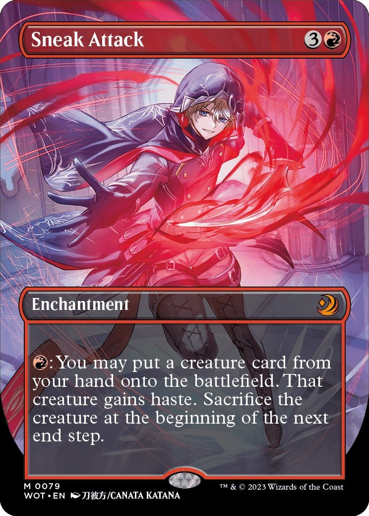 Image for Sneak Attack (Anime Borderless) (79) (WOT) - Magic: The Gathering