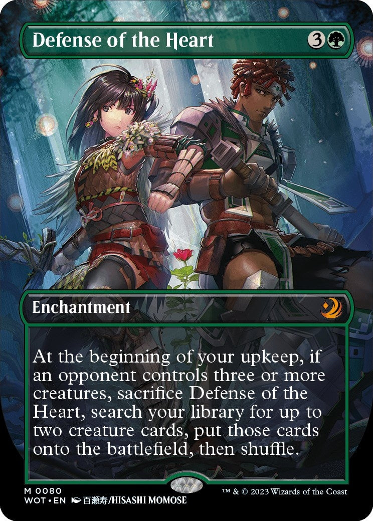 Image for Defense of the Heart (Anime Borderless) (80) (WOT) - Magic: The Gathering