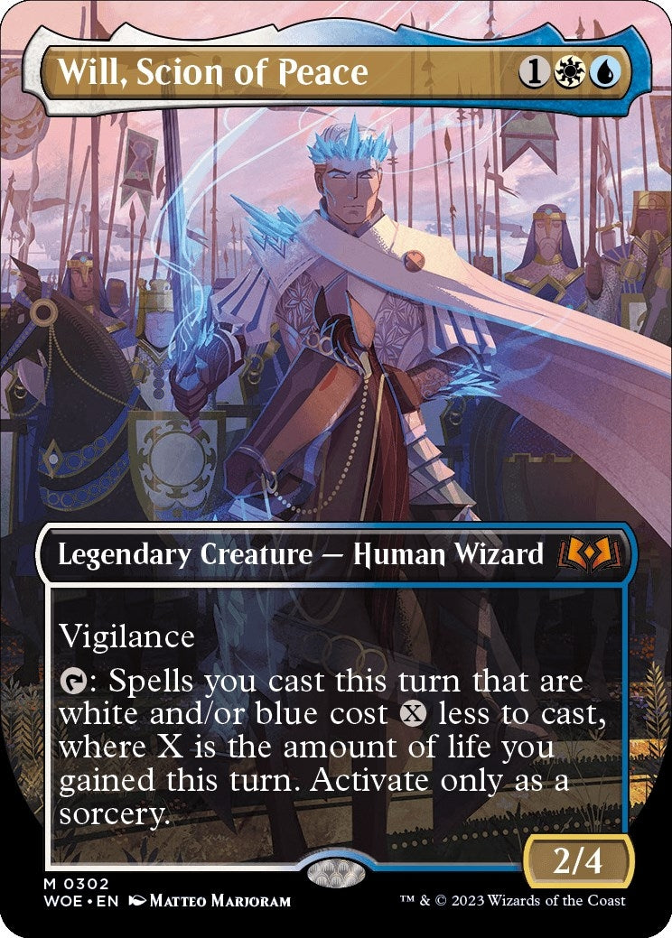 Image for Will, Scion of Peace (Borderless) (302) (WOE) - Magic: The Gathering