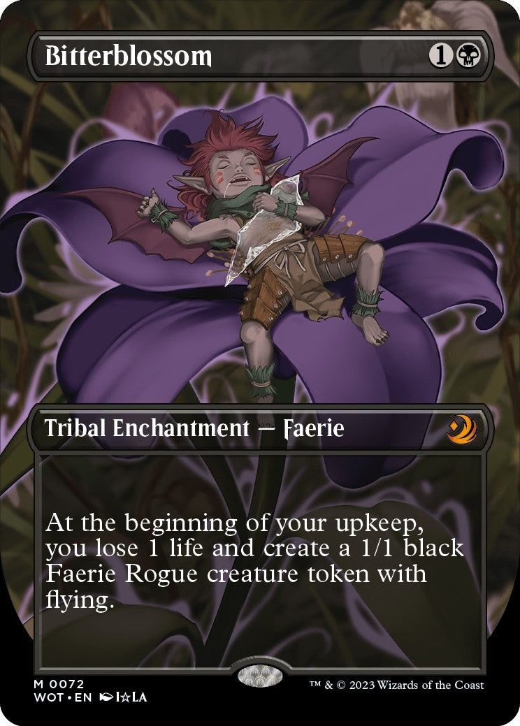 Image for Bitterblossom (Anime Borderless) (72) (WOT) - Magic: The Gathering