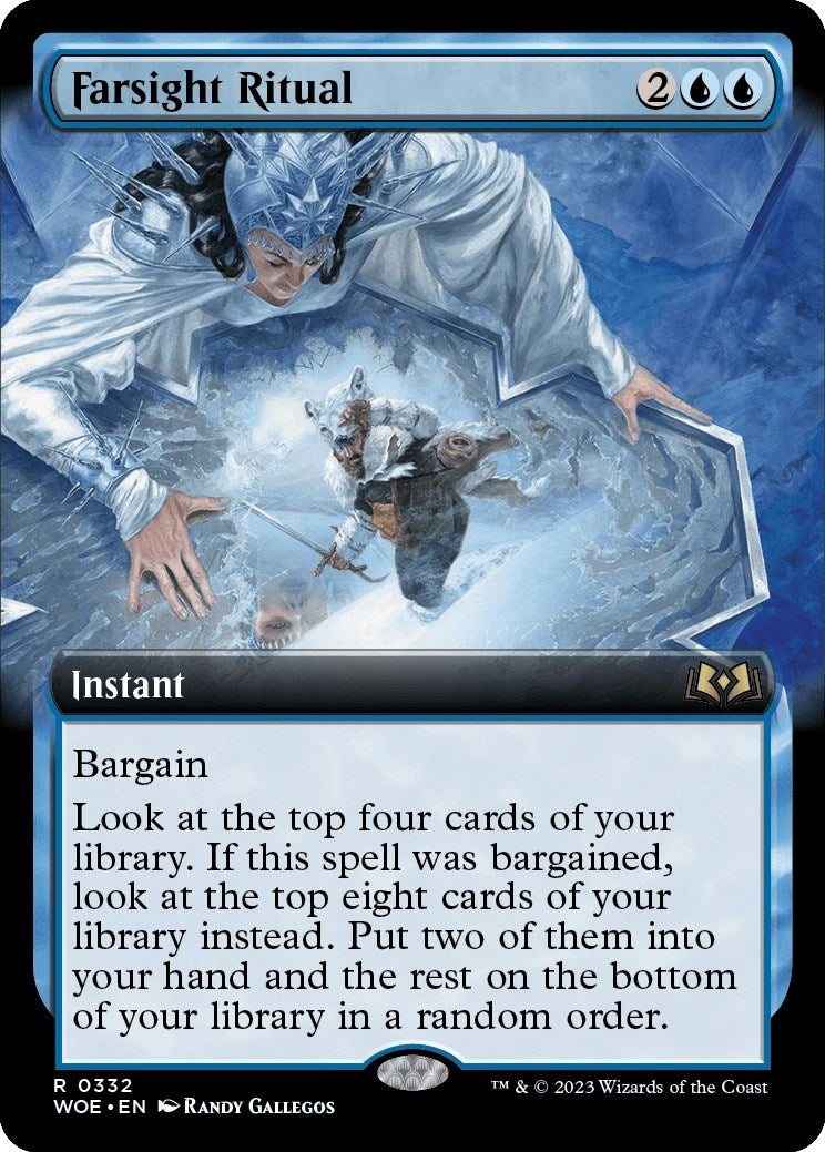 Image for Farsight Ritual (Extended Art) (332) (WOE) - Magic: The Gathering