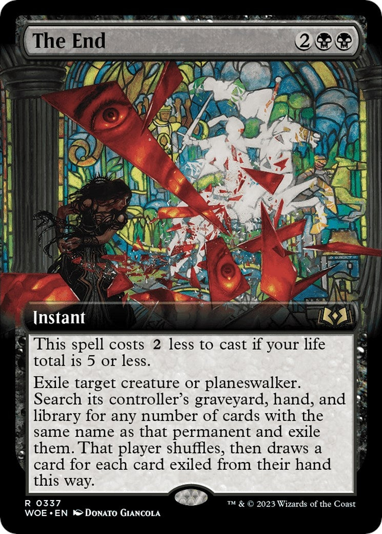 Image for The End (Extended Art) (337) (WOE) - Magic: The Gathering