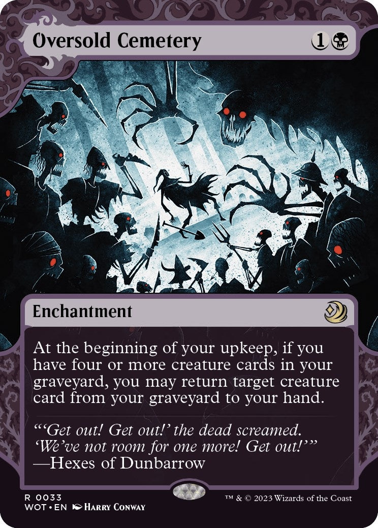 Image for Oversold Cemetery (33) (WOT) - Magic: The Gathering