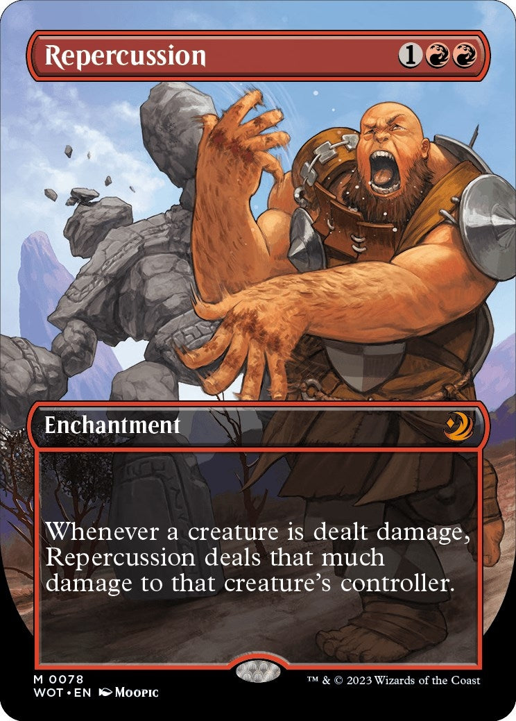 Image for Repercussion (Anime Borderless) (78) (WOT) - Magic: The Gathering