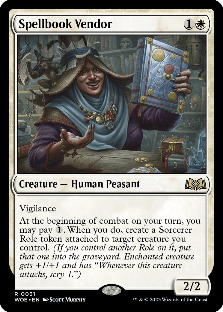 Image for Spellbook Vendor (31) (WOE) - Magic: The Gathering