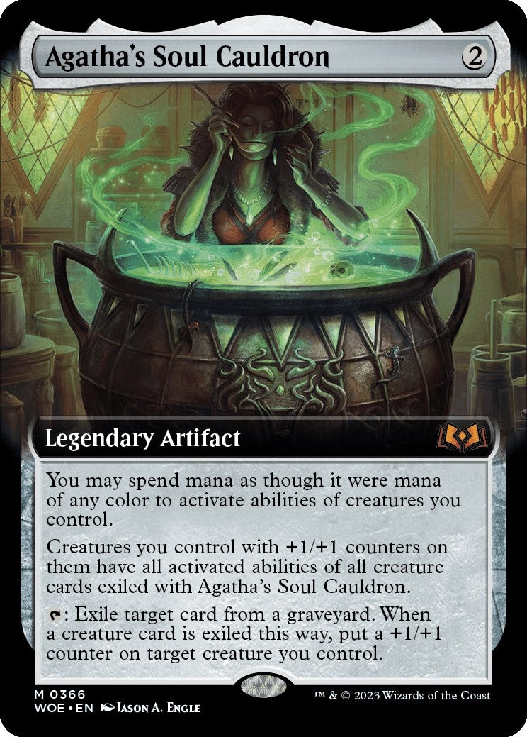 Image for Agatha's Soul Cauldron (Extended Art) (366) (WOE) - Magic: The Gathering