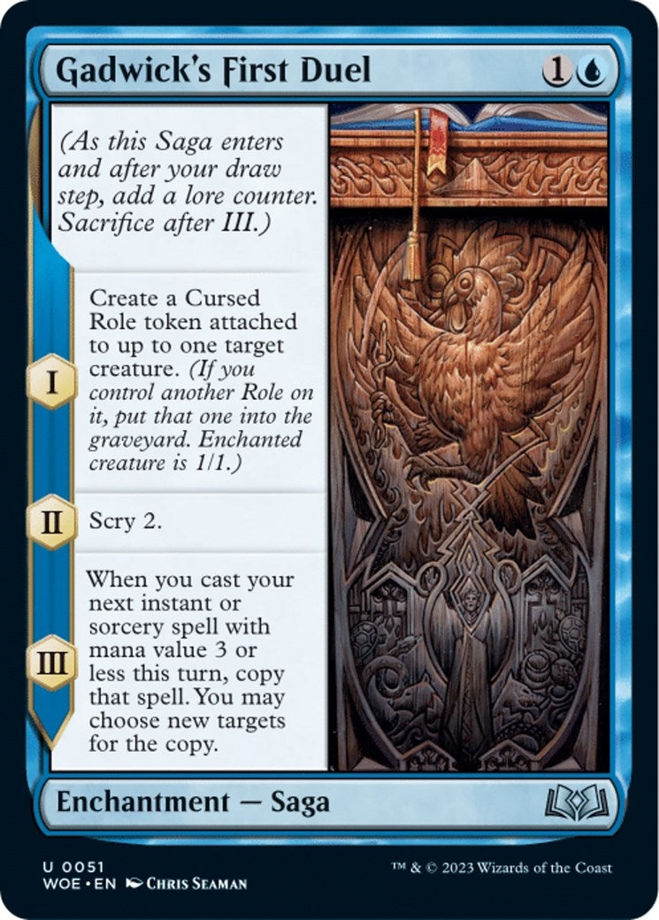 Image for Gadwick's First Duel (51) (WOE) - Magic: The Gathering