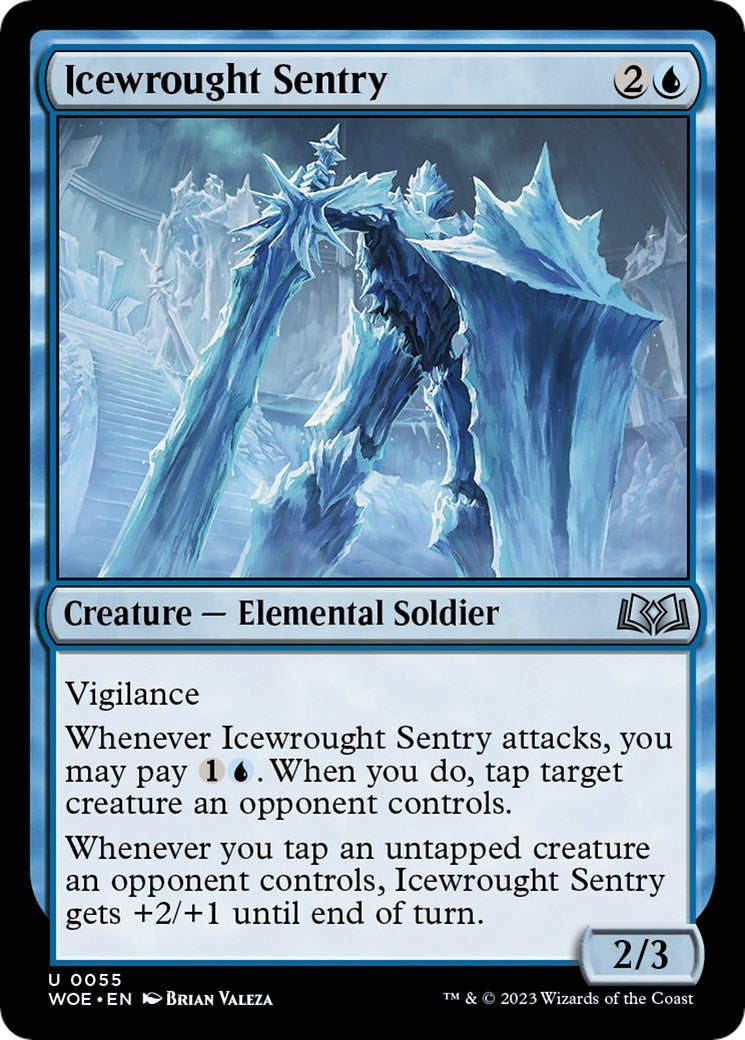 Image for Icewrought Sentry (55) (WOE) - Magic: The Gathering