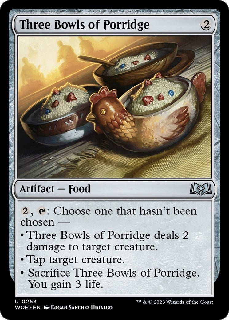 Image for Three Bowls of Porridge (253) (WOE) - Magic: The Gathering