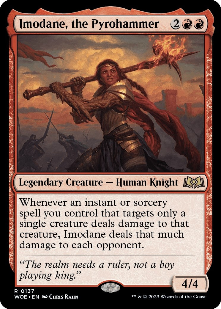Image for Imodane, the Pyrohammer (137) (WOE) - Magic: The Gathering