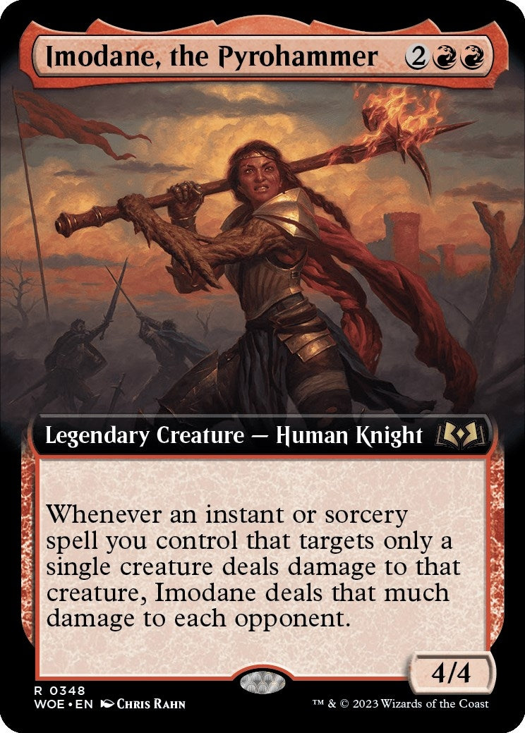 Image for Imodane, the Pyrohammer (Extended Art) (348) (WOE) - Magic: The Gathering