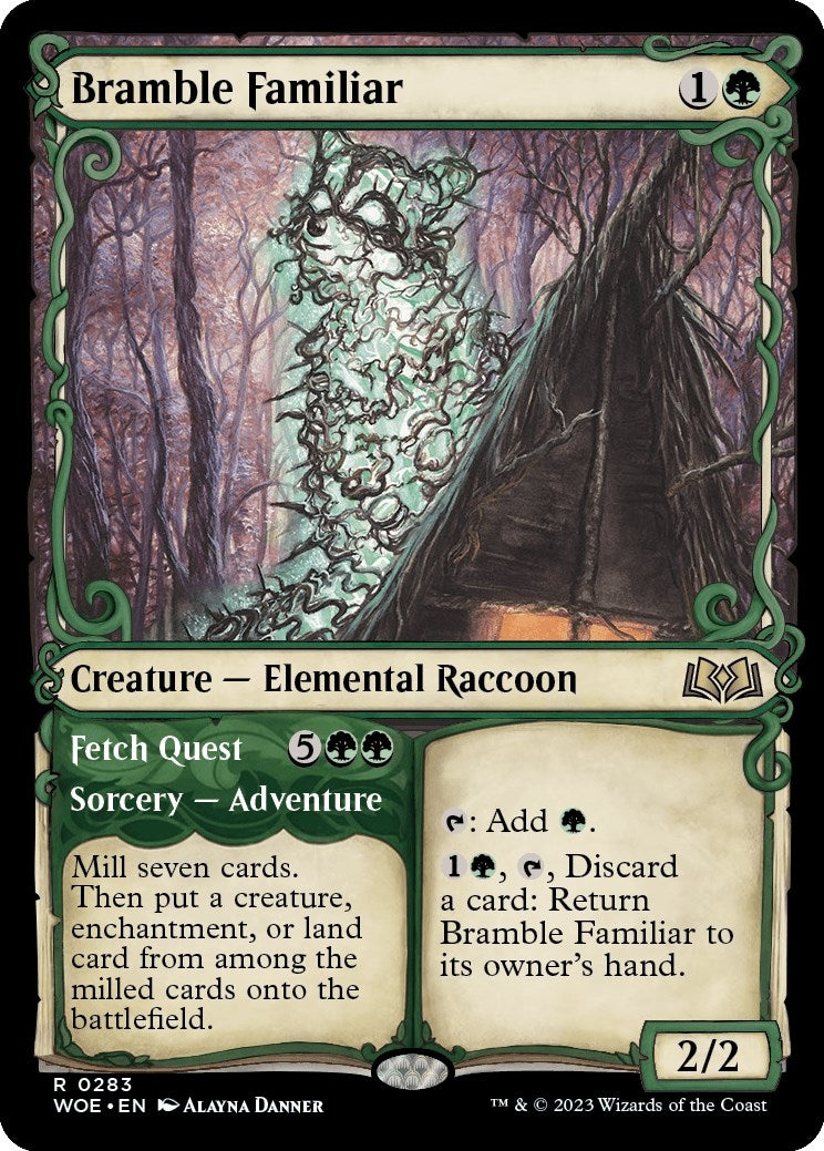 Image for Bramble Familiar (Showcase) (283) (WOE) - Magic: The Gathering