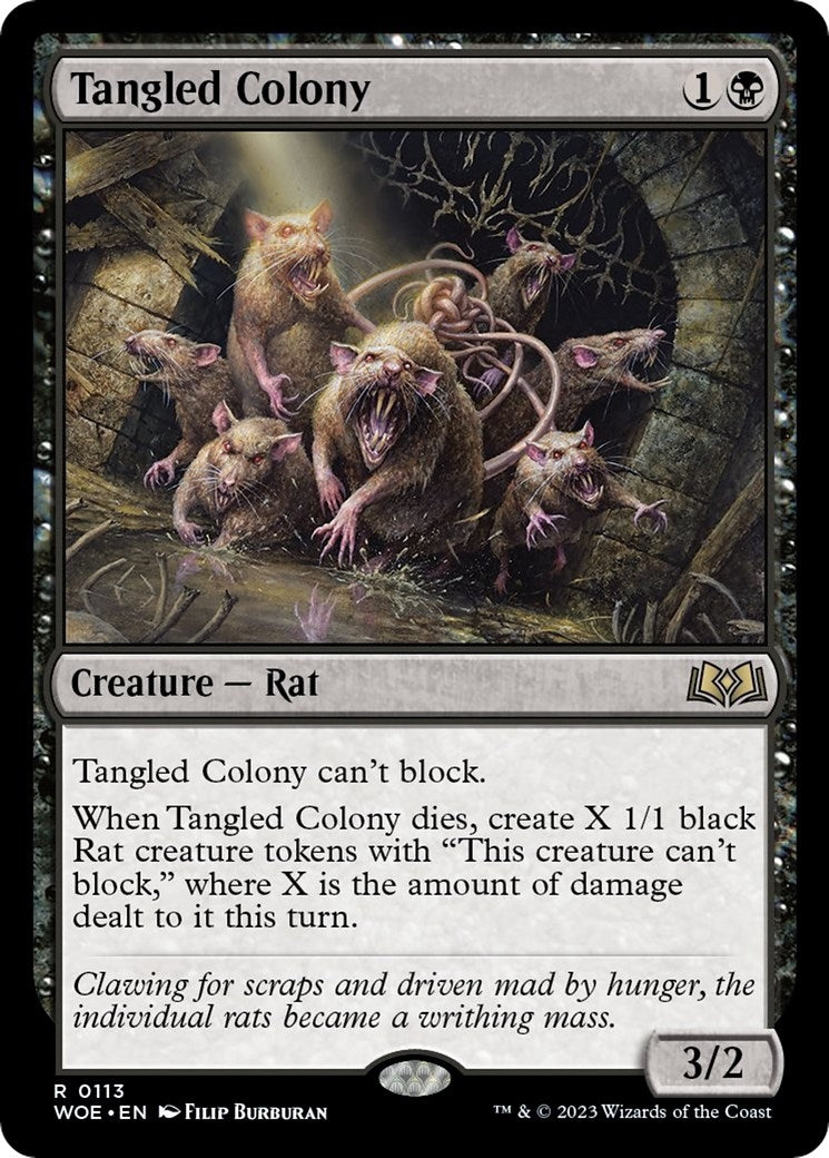 Image for Tangled Colony (113) (WOE) - Magic: The Gathering