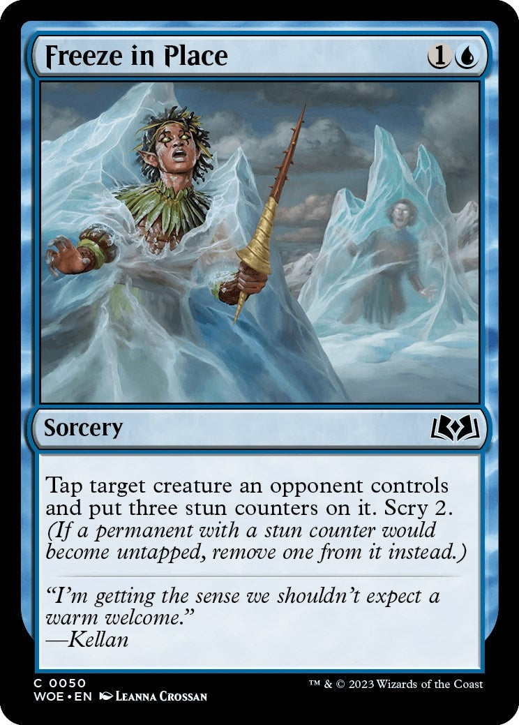 Image for Freeze in Place (50) (WOE) - Magic: The Gathering